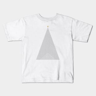 Minimal Christmas Tree Kids T-Shirt